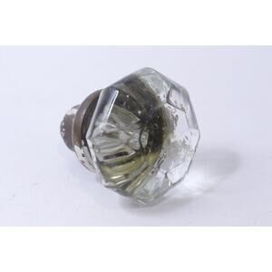 Large Glass Doorknob, Used Condition, Classic, Ornate, Decorative, Crystal,